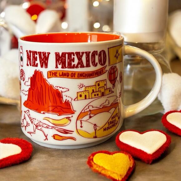 Starbucks 2020 NEW MEXICO Been There Series BTS 14 Oz Coffee Mug Cup NWT Read